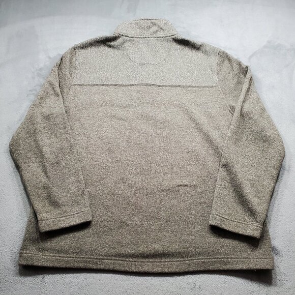 Van Heusen Flex 1/4 Zip Pullover Moc Lightweight Sweater Green Men Sz 2XL - Picture 2 of 11